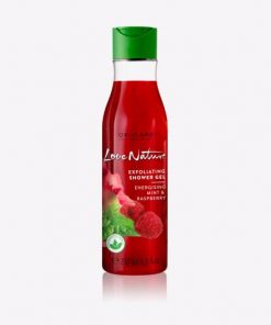 32602 Oriflame - Gel tắm tẩy da chết Love Nature Exfoliating Shower Gel Energising Mint & Raspberry