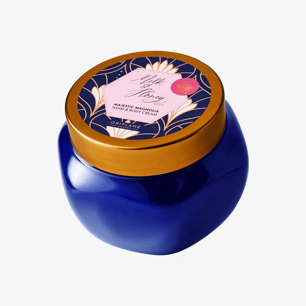 47536 Oriflame - Kem dưỡng thể & da tay Milk & Honey Gold Majestic Magnolia Hand & Body Cream